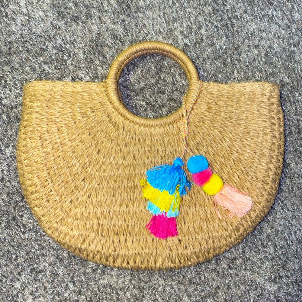 Straw Beach Tote